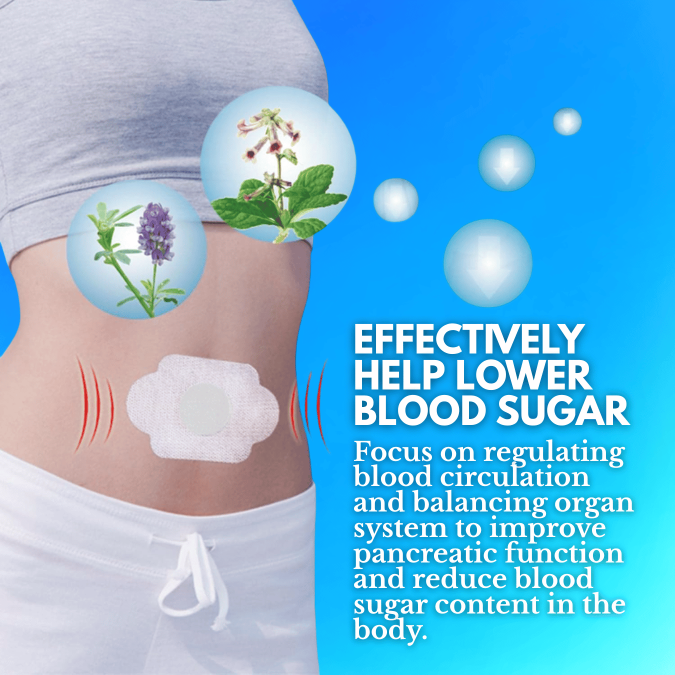 GlucoCare Sugar Control Foot Patches (Free Gift Included)